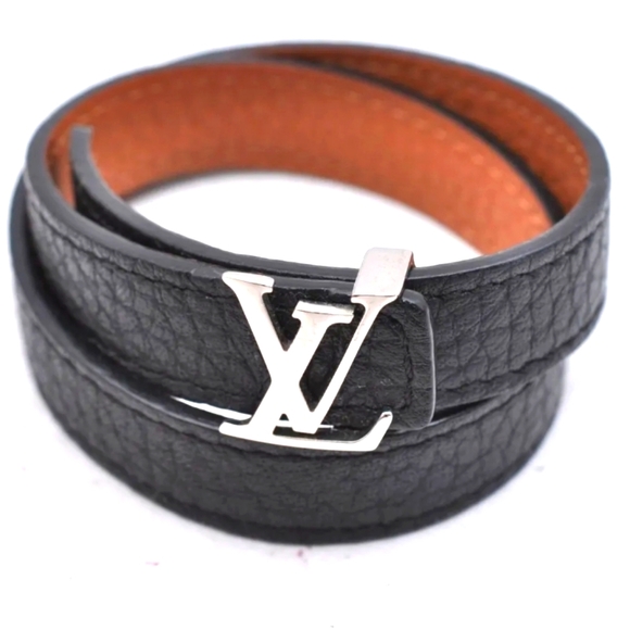 Louis Vuitton Accessories Louis Vuitton Leather Bracelet With